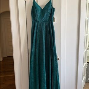 Windsor Teal Maxi Dress